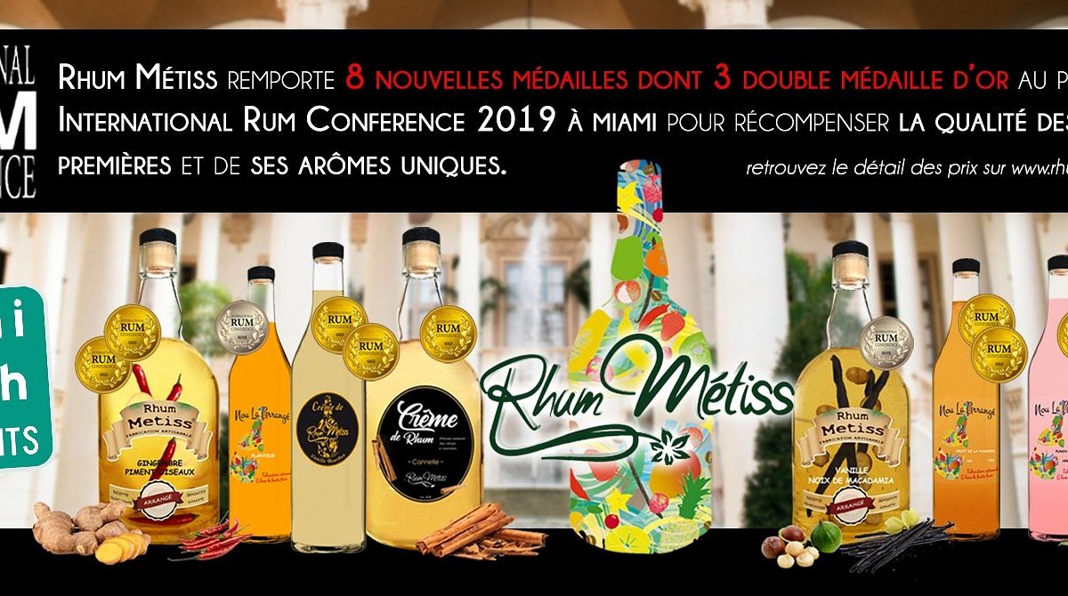 Coffret de dégustation Île de la Réunion - Rhum Métiss