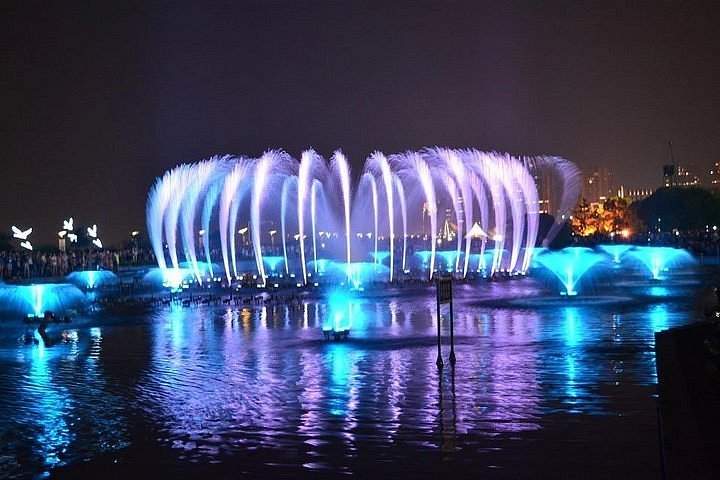 2024 Nanchang Autumn Water Square Music Fountain Night Show with Local ...