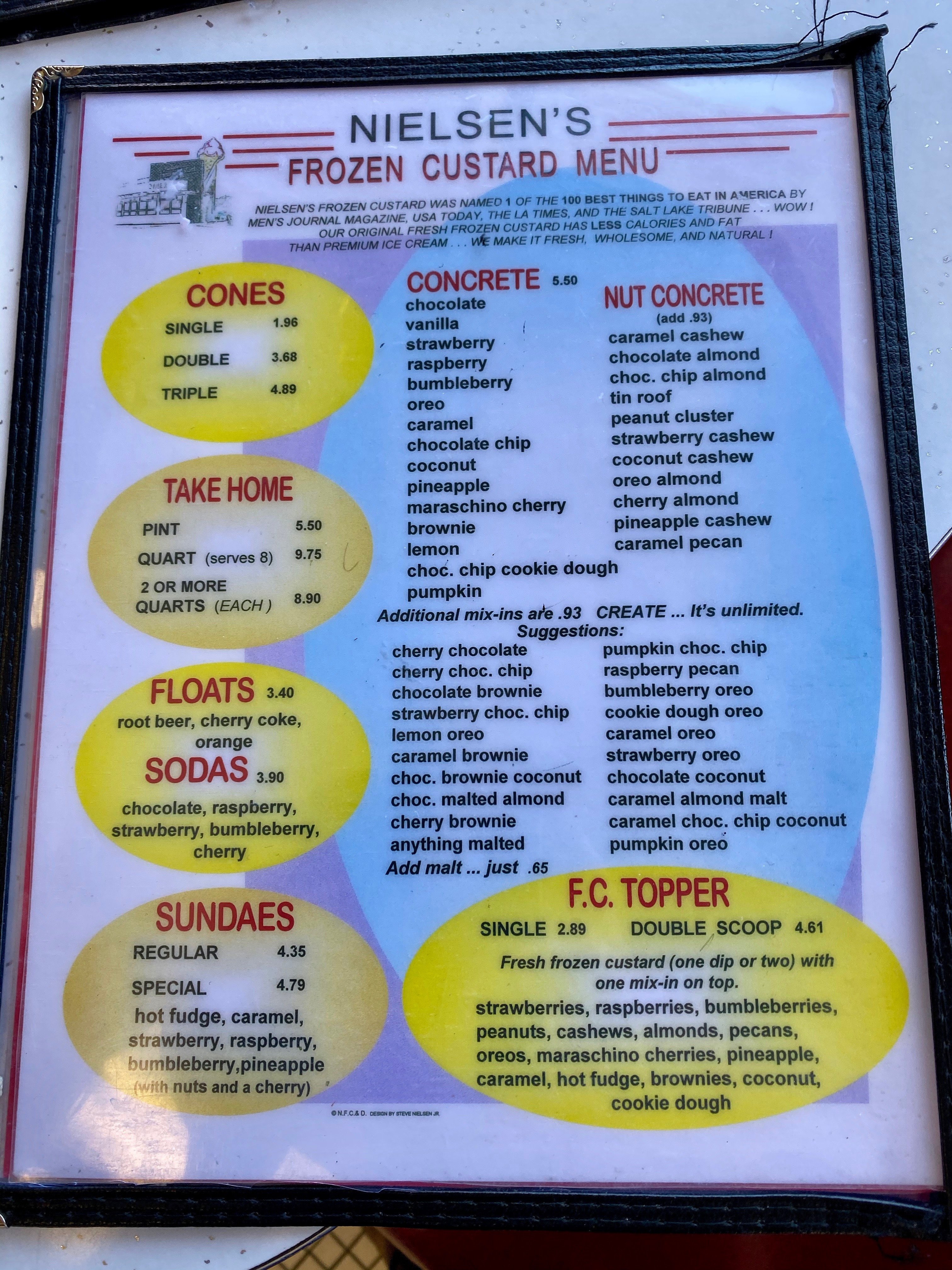 NIELSEN S FROZEN CUSTARD ST. GEORGE Restaurant Reviews Photos Phone Number Tripadvisor