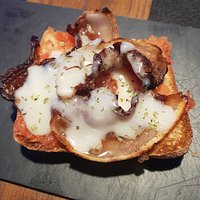 Montadito de cansalada ibèrica & formatge fos