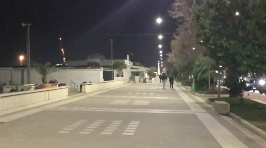 Lungomare direzione sud