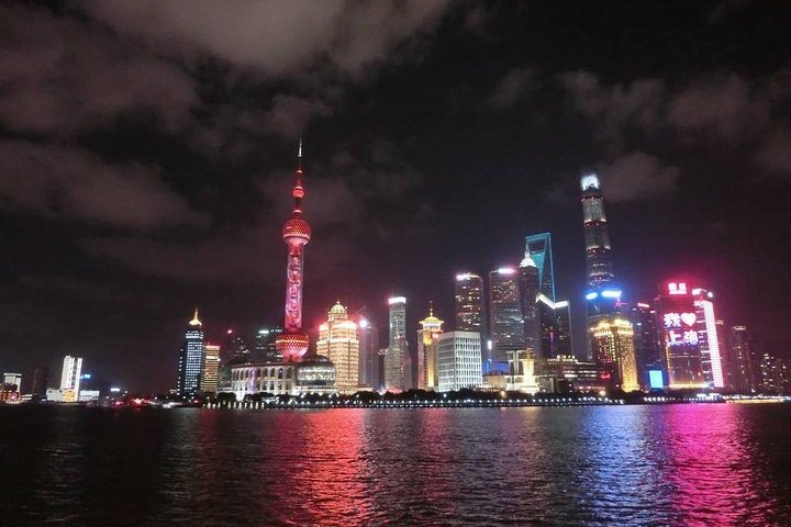 2024 Wonderful Shanghai Huangpu River Night Cruise Tour from Airport