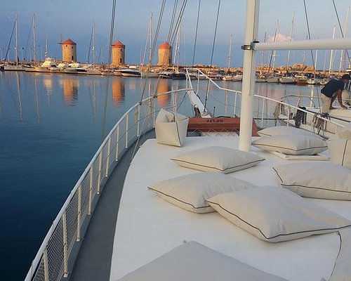 luxury boat trip rhodes