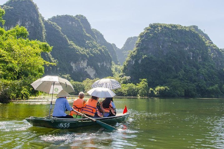 2023 From Hanoi: Hoa Lu & Tam Coc Full-Day Tour by Bike & Sampan