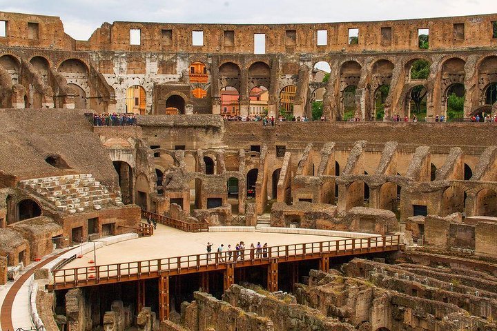 Rome: Colosseum by Night with Underground & Arena Floor Tour