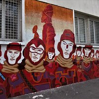 Détail de la fresque
