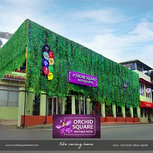 Orchid Square A Boutique Hotel in Coonoor, image may contain: Shopping Mall, Advertisement, Villa, Hotel