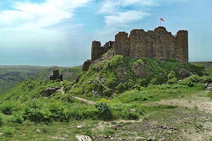 Pathfinder Travel - Armenia - Amberd Fortress🏰 meaning: Fortress in the  clouds☁️, this 10th century unique fortress is located on the slopes of  Mount🗻 Aragats at an altitude of 2,300 meters (7,500