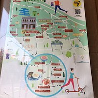 星期一。休息日。 騎腳踏車到此。尋古