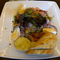 Räucherlachs-Salat