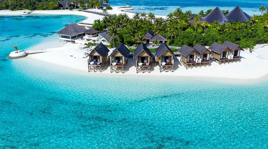 OZEN LIFE MAADHOO - ELENA Spa - Aerial of Treatment Rooms  02