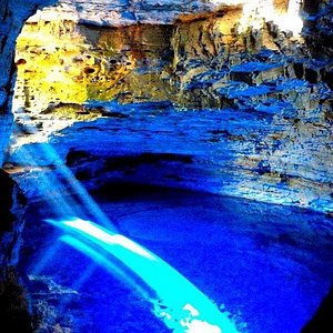 Locations of the Chapada Diamantina National Park and the town of