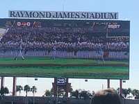 Raymond James Stadium, section 233, home of Tampa Bay Buccaneers, South  Florida Bulls, Tampa Bay Vipers, page 1