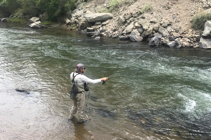 2024 Half Day Fly Fishing Lesson on Clear Creek near Denver