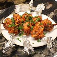 Tempting lollipop chicken.