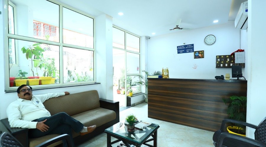 Reception and welcome area