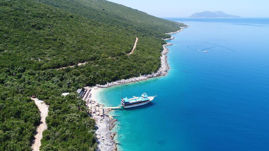 Karaburun Peninsula Albania (Gadishulli i Karaburunit)  The Karaburun Peninsula (Albanian: Gadishulli i Karaburunit) is a peninsula of the Mediterranean Sea located in Southern and Southeastern Europe, which is almost completely surrounded by both the Adriatic Sea to the north and the Ionian Sea to the south. It is located in Southwestern Albania along the Albanian Ionian Sea Coast, whereas the Strait of Otranto separates it from Italy