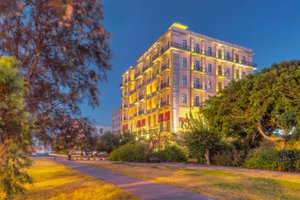 GDM Megaron Historical Monument Hotel in Crete, image may contain: City, Urban, Condo, High Rise