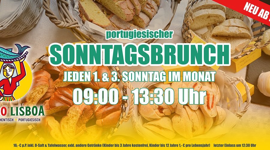 Sonntagsbrunch ab Februar 2020
