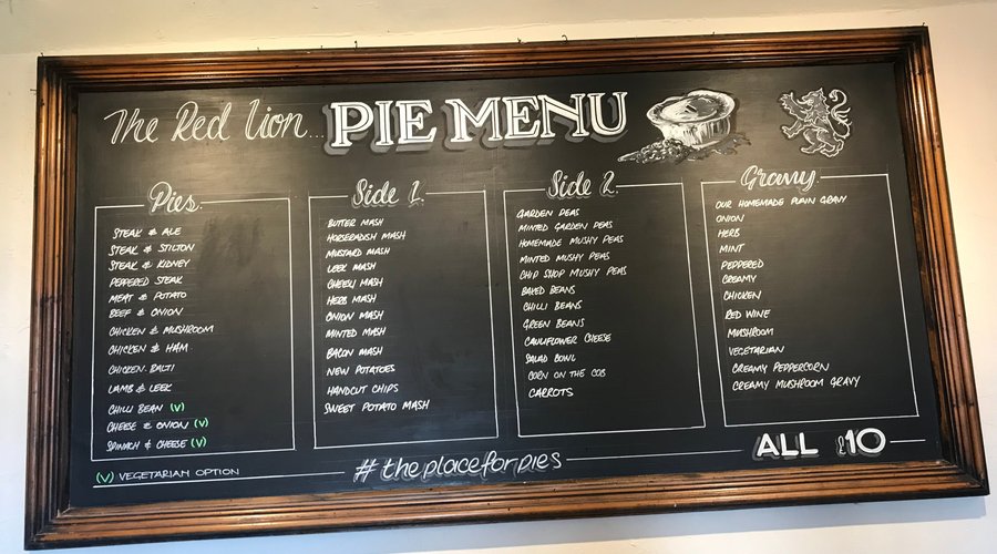 Our Pie Board