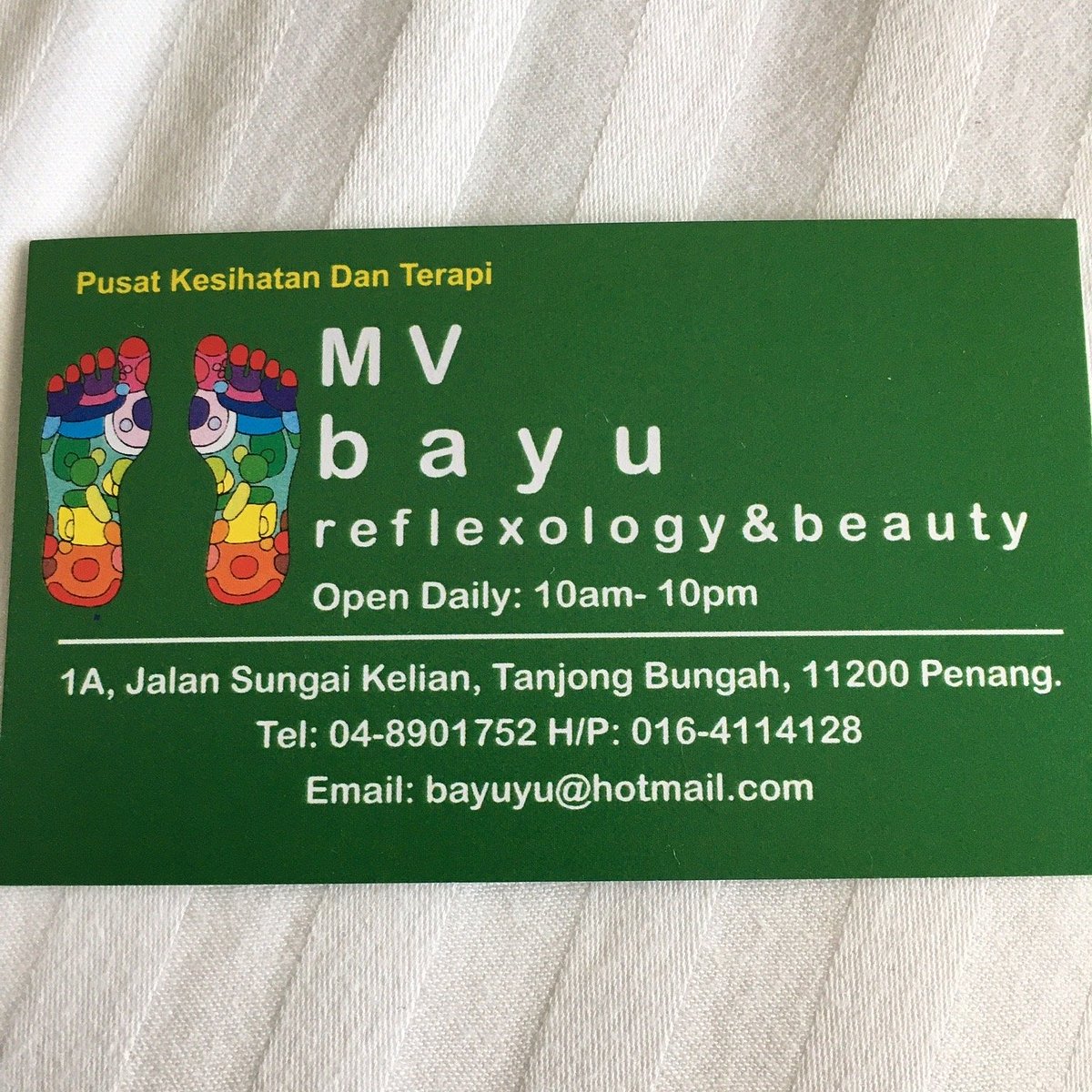 MV Bayu Foot Reflexology (Tanjung Tokong) Lo que se debe saber antes