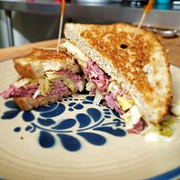 Pastrami, local sourkraut, fresh rye. So yummy