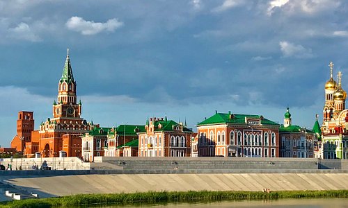 A view of Ioshkar-Ola kremlin, Marii El Republic, Russia