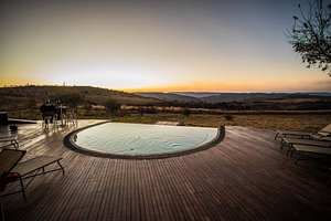 Maropeng Boutique Hotel in Cradle of Humankind World Heritage Site, image may contain: Tub, Hot Tub, Person, Deck
