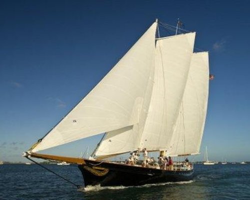 Florida Memory • Close-up view of the historic schooner Western Union -  Key West, Florida.