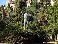 Statue of Pedro Espinosa outside the church, Antequera, Malaga