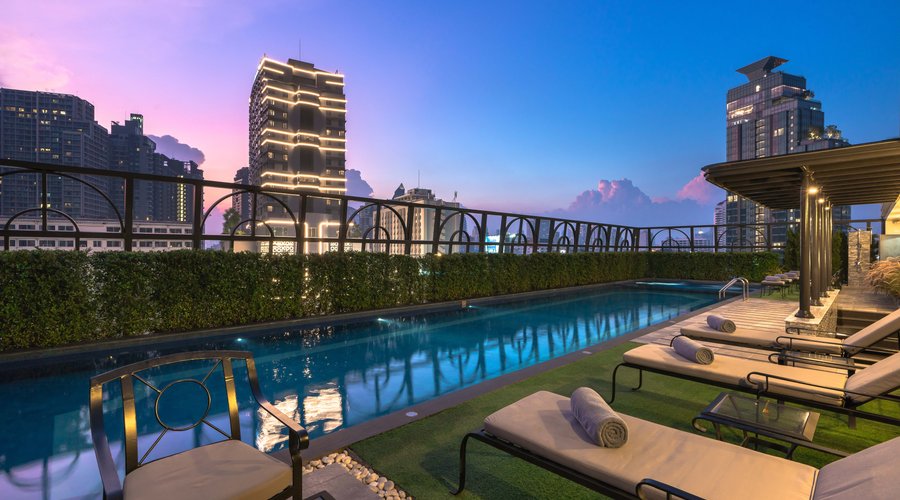 Rooftop swimming pool