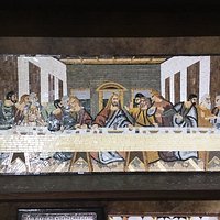 Santa Ceia em Mosaico , Madaba - Jordania