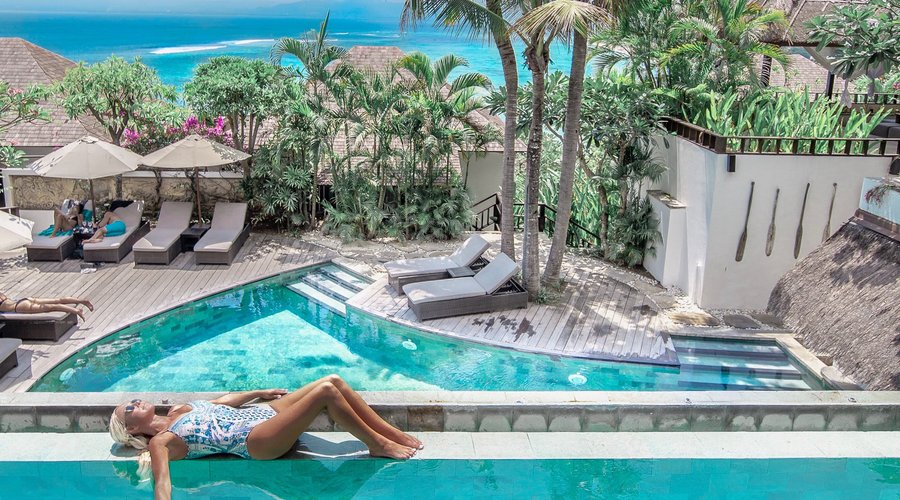 Poolside at Batu Karang Lembongan Resort & Spa