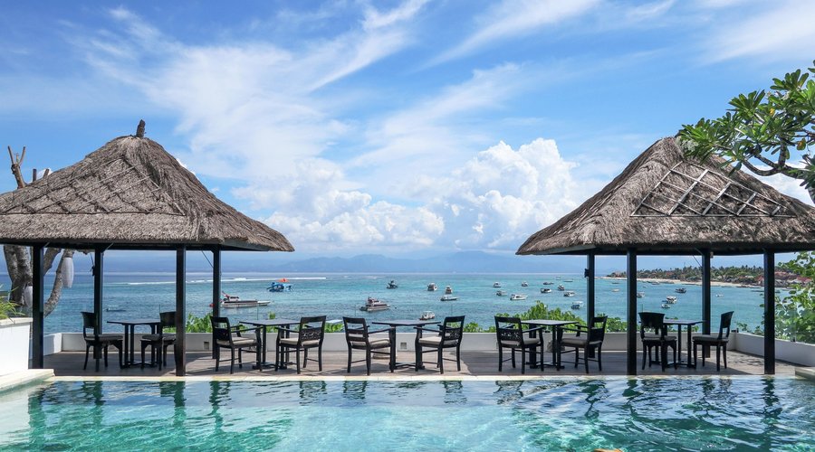 Poolside at Batu Karang Lembongan Resort & Spa
