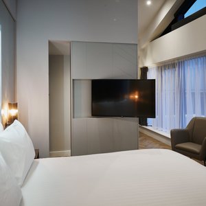 Roomzzz York City in York, image may contain: Flooring, Floor, Interior Design, Corner