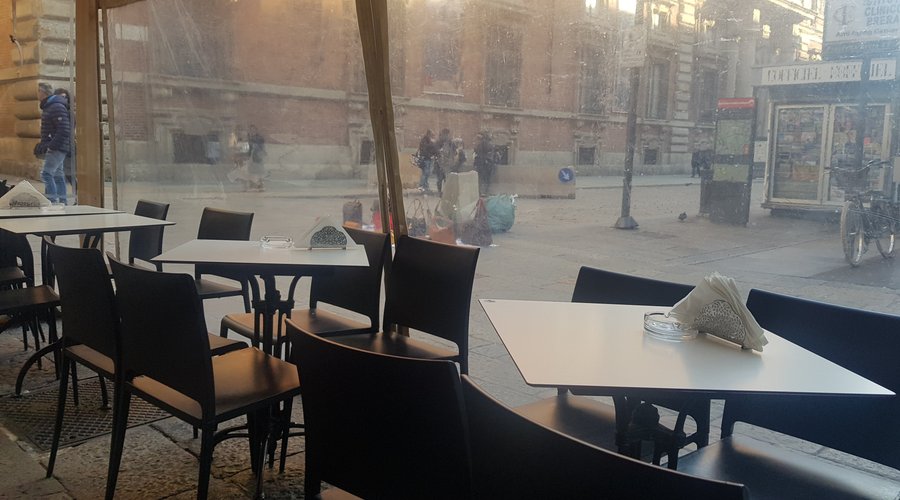 Dining outside 