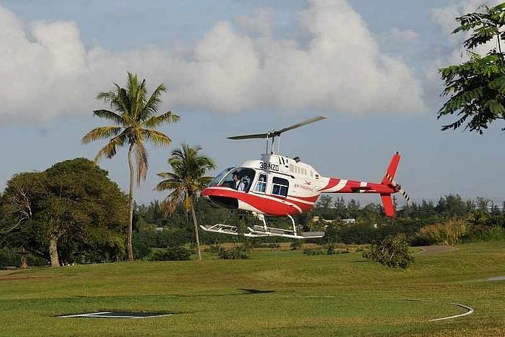 helicopter tour mauritius