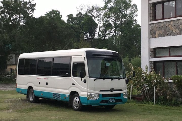 2024 Ac Toyota Coaster Deluxe Coach Kathmandu to Pokhara