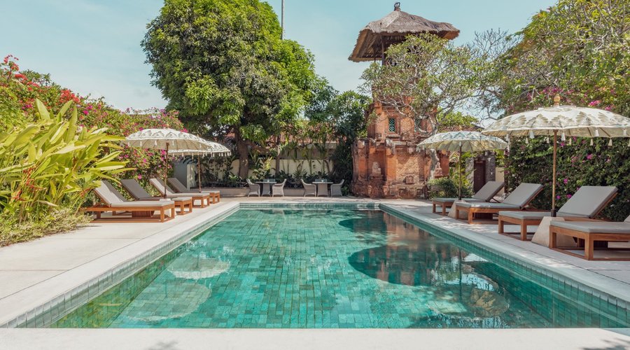 Main Pool next to Kul-Kul Tower