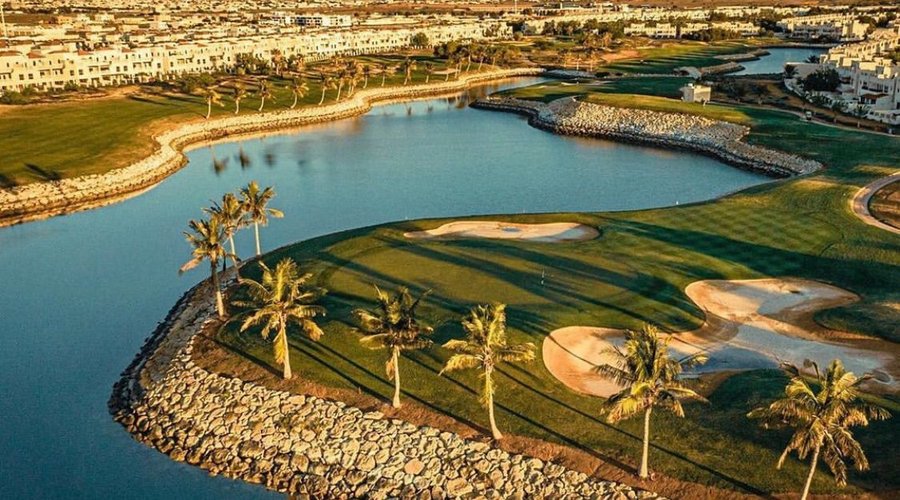 Al Hamra Golf Course aerial view