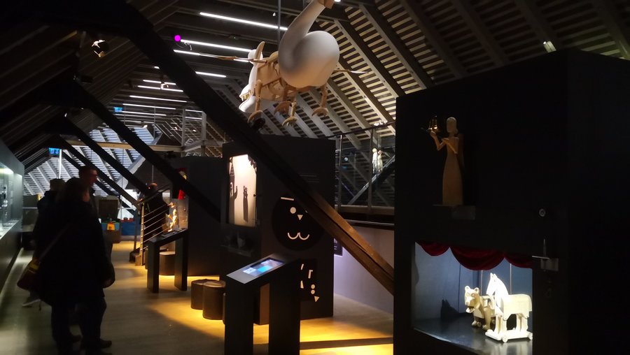 Inside the museum
