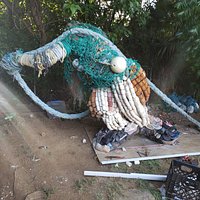 The Bouyman aka the ghost Messenger was created from the ghost net found at sea by the department of environment. J.Betty Art