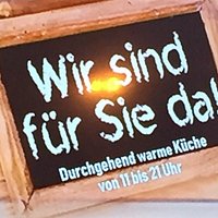 Geöffnet bis Mitternacht, Küche bis 21 Uhr!!!