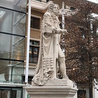 The statue