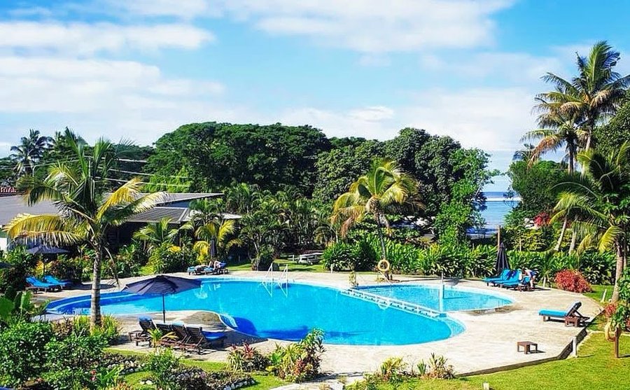 A lovely pool & ocean view