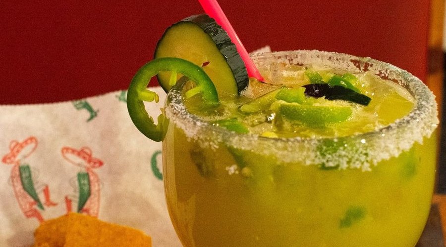 Cucumber-Jalapeno Margarita. Cool, spicy, amazing. Have you tried it yet?