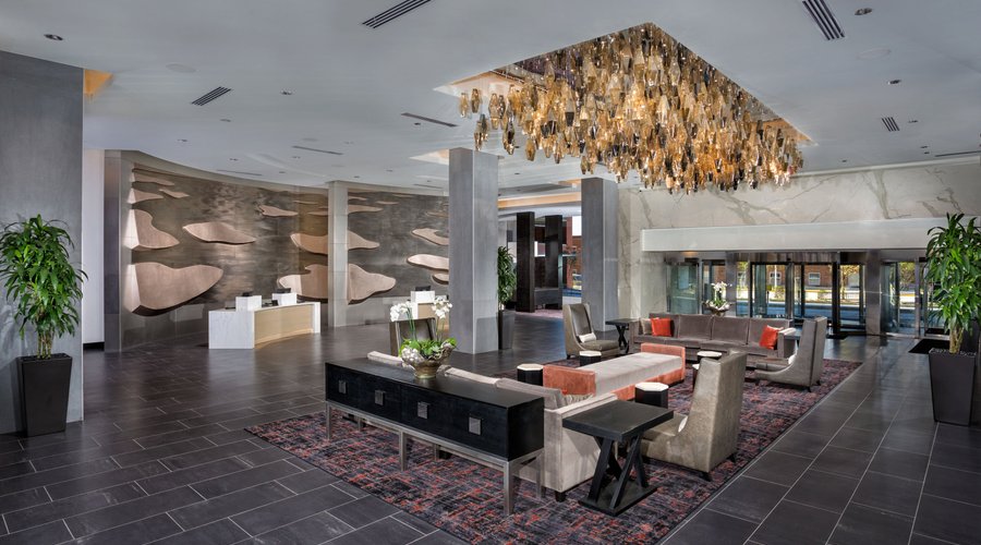 Lobby of The Hotel at University of Maryland