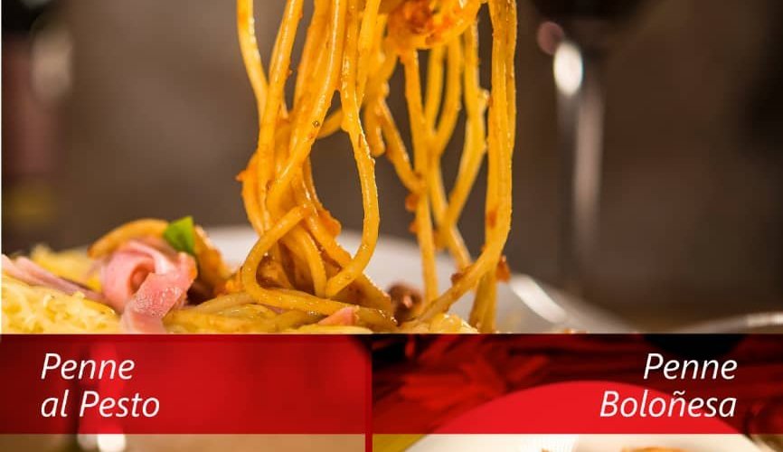 Penne with Pesto and Cheese (Penne al Pesto con Queso)