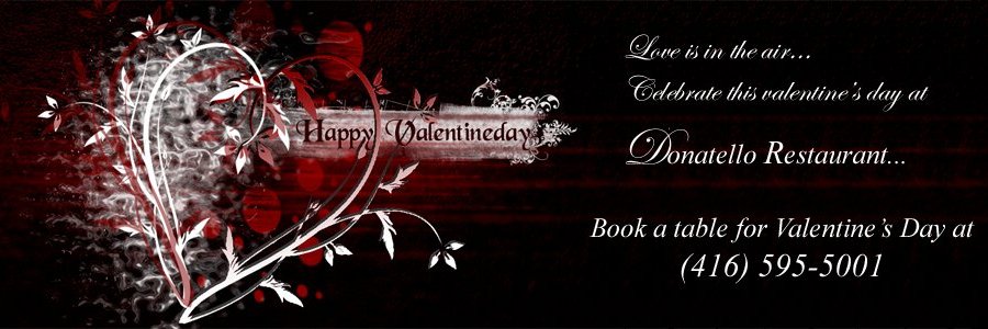 Enjoy the authentic taste of #Italy this #Valentines Day with us at #Donatello_Restaurant