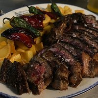 Chuleta de vaca a la brasa